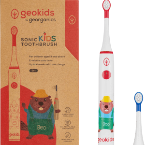 Georganics - Cepillo de dientes sónico para niños