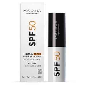 Barra solar mineral con factor de protección solar SPF 50. 12 g