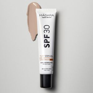 Protector solar facial antiedad con células madre vegetales SPF 30. 40ml